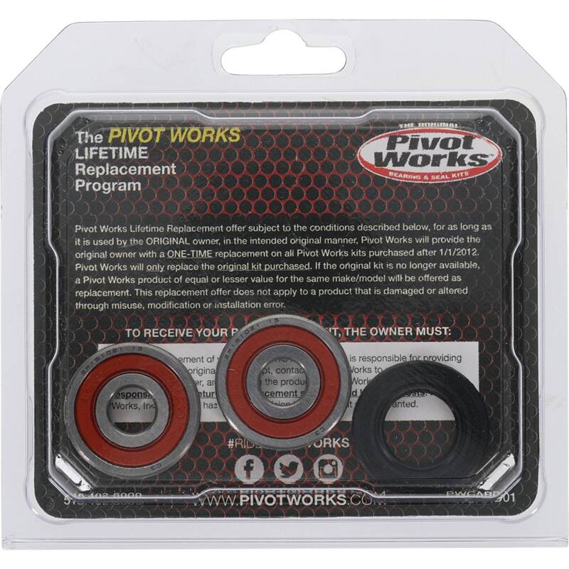 Pivot Works Yamaha Wheel Bearing Kit Premium Bearings 25-1161-P 25-1161-P Photo - Primary