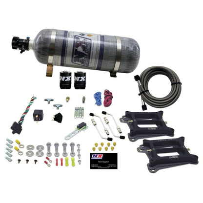 Nitrous Express Dual Holley/Gasoline Nitrous Kit (100-500HP) w/Composite Bottle 50240-12 50240-12 Photo - Primary
