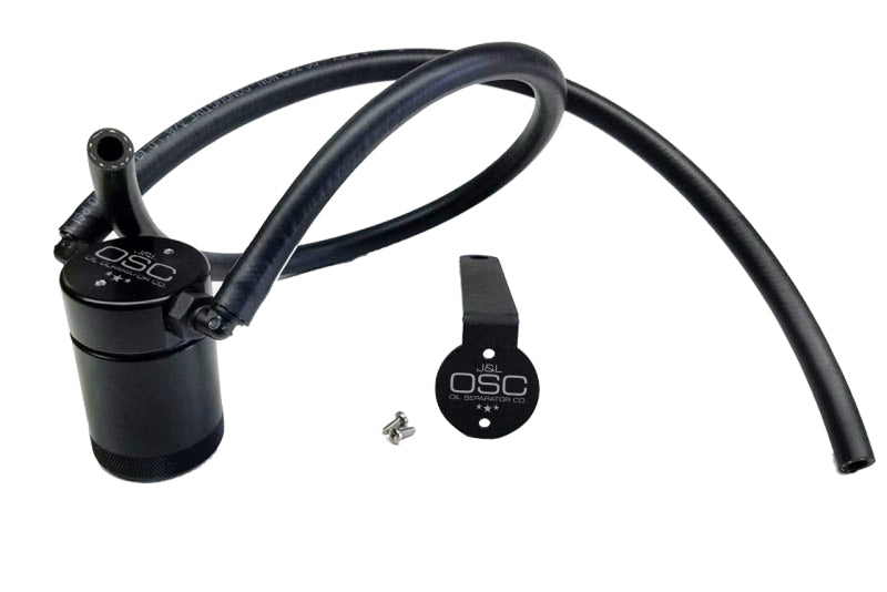 J&L 97-13 Chevy/GM Truck/SUV 4.8L/5.3L/6.0L/6.2L Driver Side Oil Separator 3.0 - Black Anodized 3084D-B 3084D-B Photo - Primary