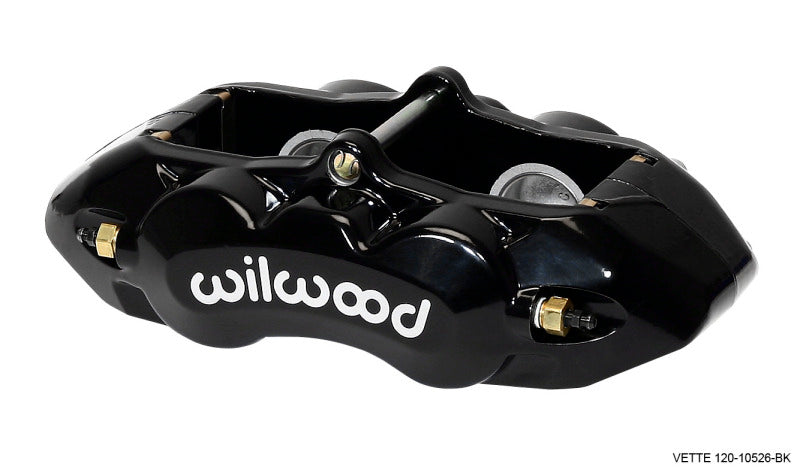 Wilwood Caliper-D8-4, Rear, Black, 1.38" Pistons, 1.25" Disc 120-10526-BK Photo - Primary