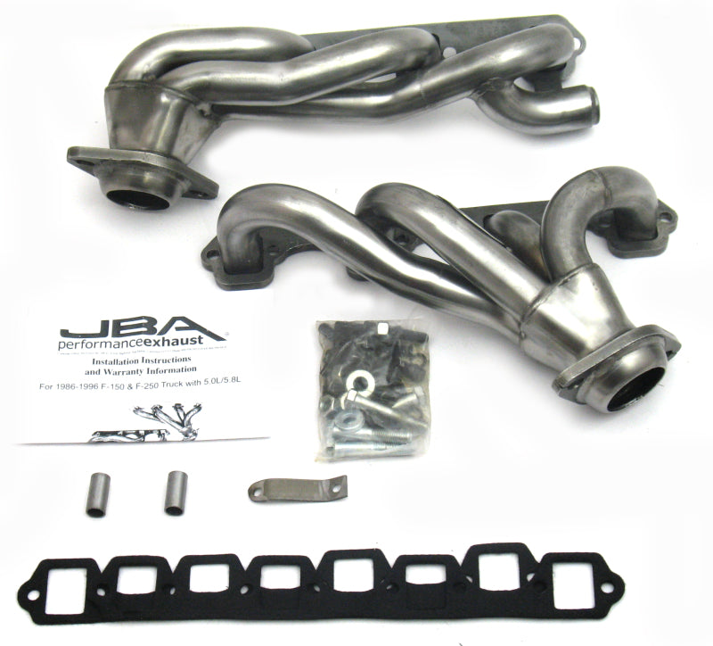 JBA Headers And Perf Exhaust Header Set - SBF 5.8L Truck 86-96 JBA1628S 1628S Photo - Primary