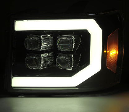 AlphaRex 07-13 GMC 1500HD NOVA LED Proj Headlight Plank Style Gloss Blk w/Activ Light/Seq Signal/DRL 880609 880609 User 3