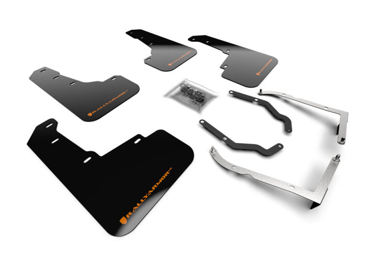 Rally Armor  18-19 Subaru XV Crosstrek Lift/AT UR Black Mud Flap MF46-LTUR-BLK/OR Photo - Primary