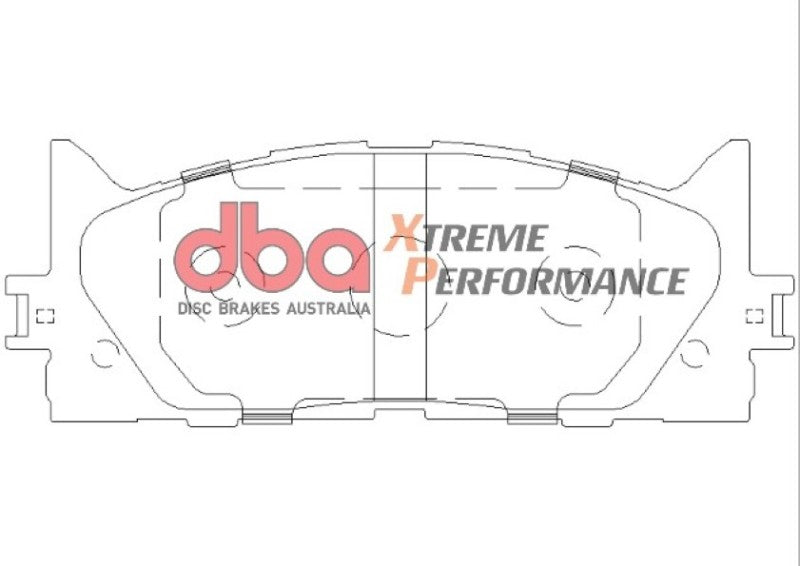 DBA 07-18 Lexus ES350 XP Performance Front Brake Pads DB1800XP DB1800XP Photo - out of package