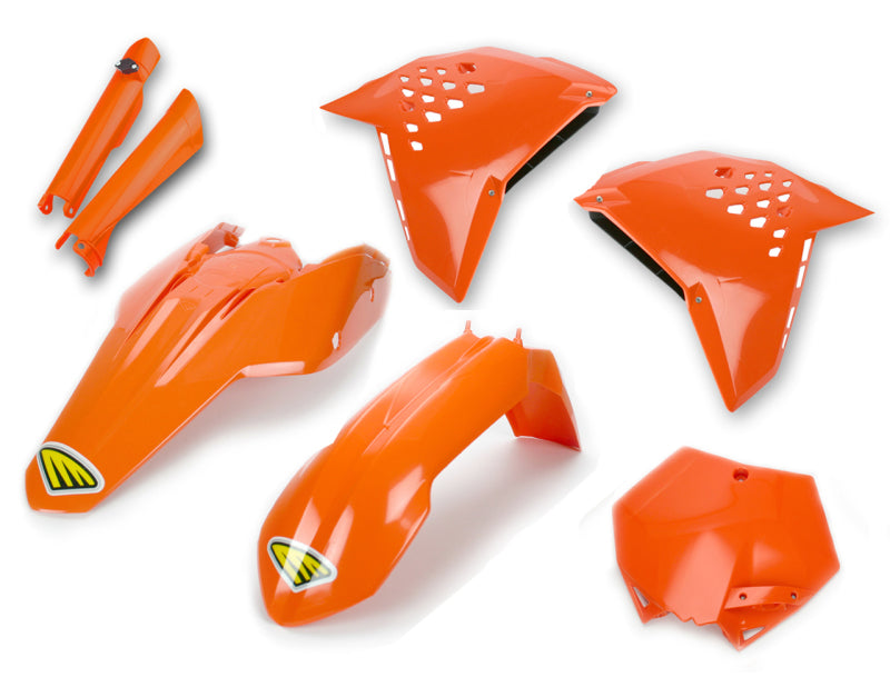 Cycra 07-11 KTM 125-505 SX/XC/SX-F/XC-F/XC-W/XCF-W/EXC-F Powerflow Body Kit Orange 1CYC-9306-22 1CYC-9306-22 Photo - Primary