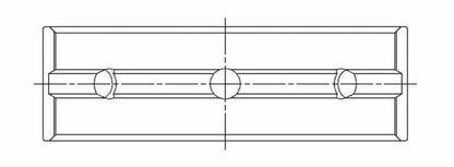 ACL Toyota 1UR-FE/2UR/3UR-FE 0.25 Oversized High Performance Main Bearing Set 5M8632H-.25 5M8632H-.25 Technical Drawing