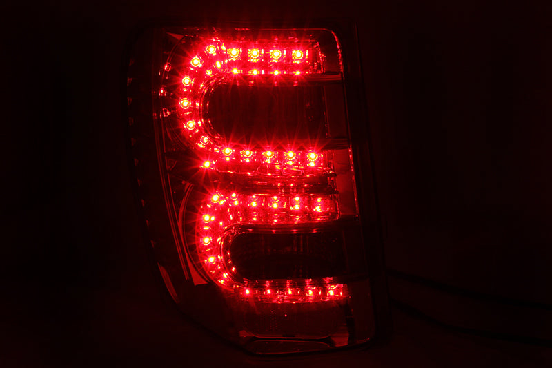 Anzo 1999-2004 Jeep Grand Cherokee LED Taillights Red/Smoke 311180 Photo - Unmounted