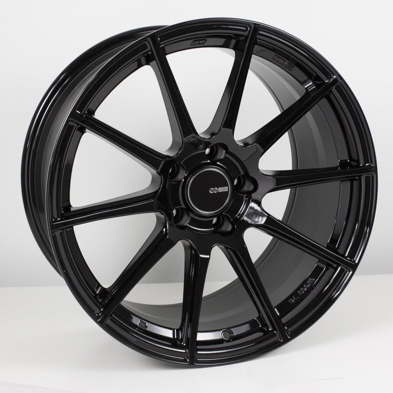 Enkei TS-10 Wheel Gloss Black 18x8.5 +35 5x114.3 499-885-6535BK Photo - Primary