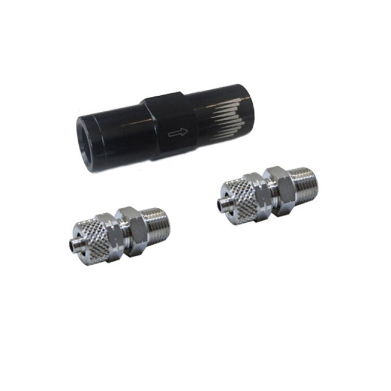 Snow Performance High Flow Water Check Valve Quick-Connect Fittings (For 1/4in. Tubing) SNO-8CV-QC SNO-8CV-QC Photo - Primary