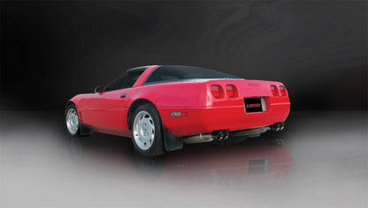 Corsa 86-91 Chevrolet Corvette C4 5.7L V8 L98 Black Sport Cat-Back Exhaust 14115BLK 14115BLK Photo - Mounted