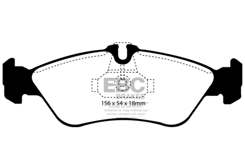 EBC Disc Brake Pad Set DP61070 Photo - Primary