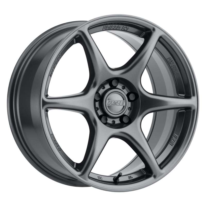 Kansei K11G Tandem 18x8.5in / 5x108 BP / 35mm Offset / 63.4mm Bore - Gunmetal Wheel K11G-188523+35 K11G-188523+35 Photo - Primary