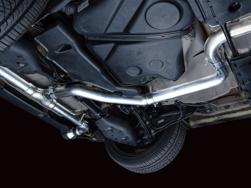 AWE Tuning AWE 2022 VW GTI MK8  Track Edition Exhaust - Chrome Silver Tips 3020-32658 3020-32658 Photo - Mounted