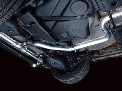 AWE Tuning AWE 2022 VW GTI MK8  Track Edition Exhaust - Chrome Silver Tips 3020-32658 3020-32658 Photo - Mounted