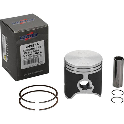 Vertex Pistons Vertex Piston 18-24 Beta RR 2T 125 125cc Cast Replica Piston Kit 24383A 24383A Photo - Primary