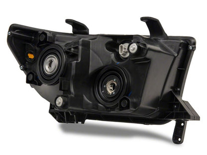 Raxiom 07-13 Toyota Tundra Axial Series Headlights w/ SEQL LED Bar- Blk Housing (Clear Lens) TU16005 TU16005 Photo - Close Up