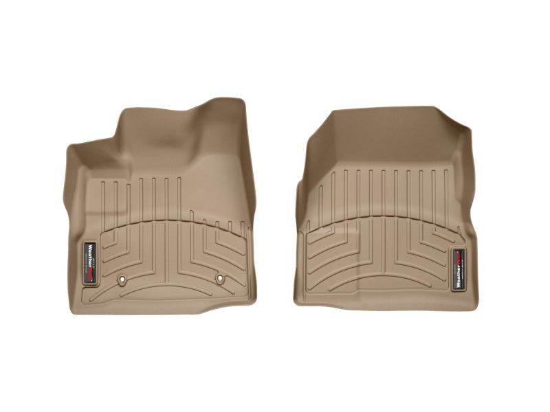 WeatherTech WT FloorLiner - Front - Tan Floor Mats Floor Mats - Rubber main image