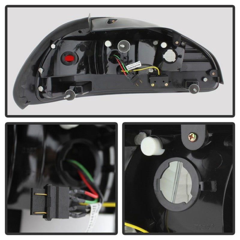 Spyder Pontiac Grand Prix 97-03 LED Tail Lights Black ALT-YD-PGP97-LED-BK 5007148 5007148 User 1