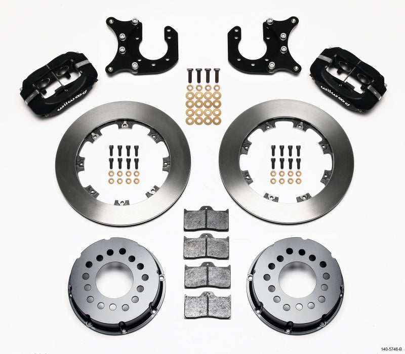Wilwood Forged Dynalite P/S Rear Kit Chevy 12 Bolt-Spec 3.15in Brng 140-5746-B 140-5746-B Photo - Primary