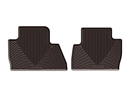 WeatherTech 2017+ Mercedes-Benz E-Class Rear Rubber Mats - Cocoa W432CO W432CO Photo - Primary