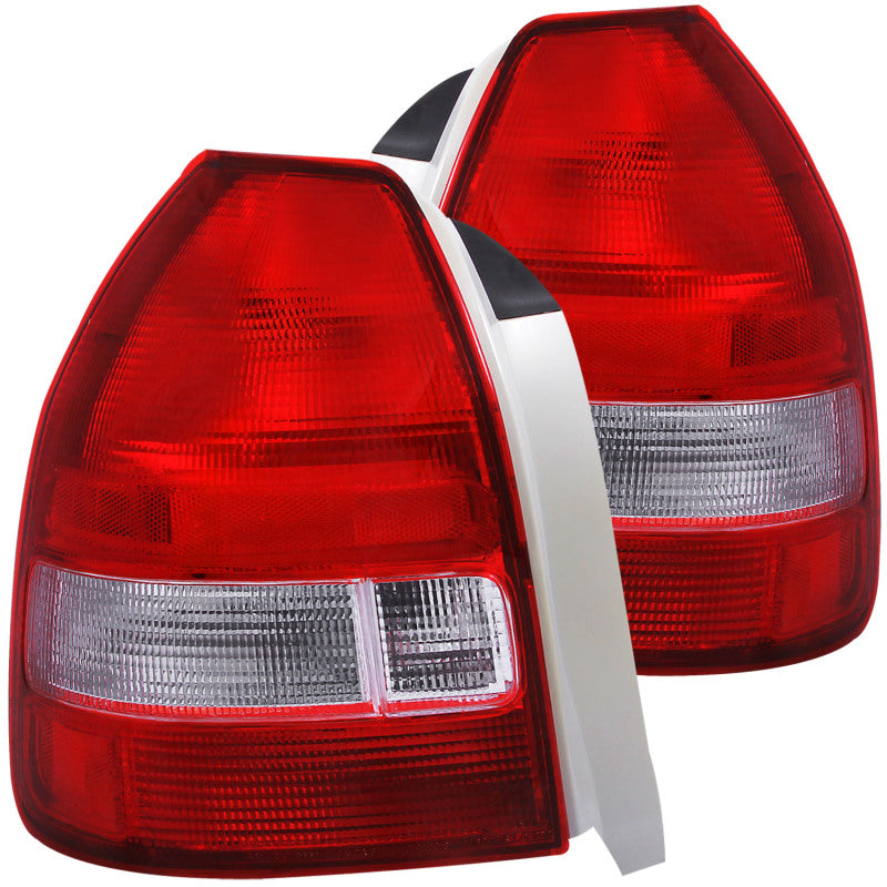 Anzo 1996-2000 Honda Civic Tail lights Red/Clear 221135 Photo - Primary