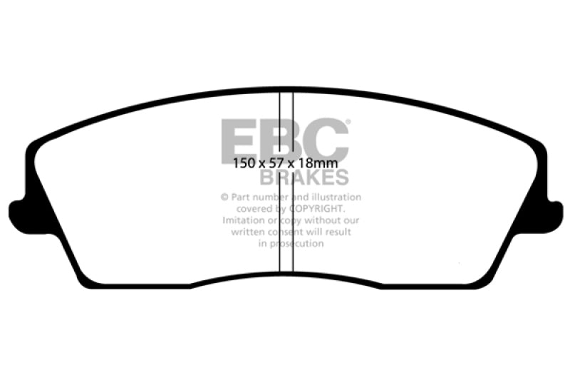 EBC Disc Brake Pad Set DP21723 Photo - Primary