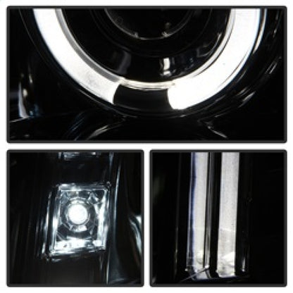 Spyder GMC Yukon 07-14/GMC Yukon XL 07-14 Projector Headlights LED Halo LED Chrome PRO-YD-GY07-HL-C 5029324 5029324 Photo - Unmounted