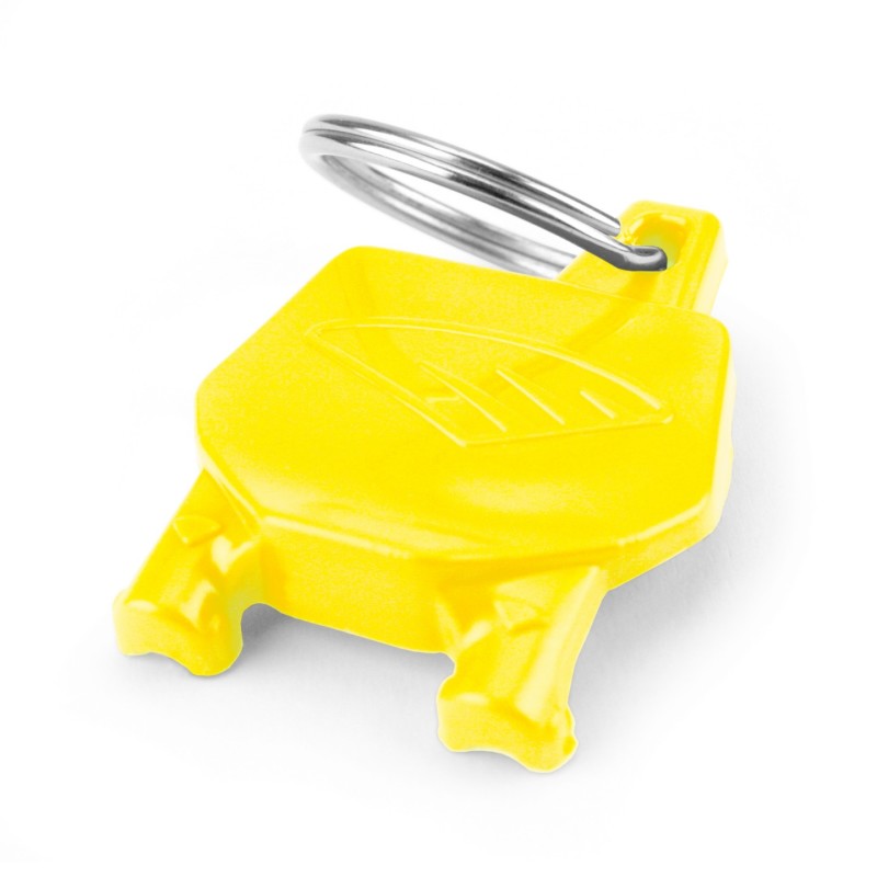 Cycra Key Ring with Number Plate Yellow 1CYC-0002-55 1CYC-0002-55 Photo - Primary
