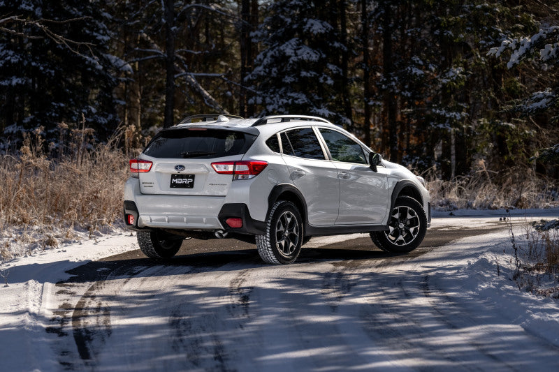 MBRP 18-23 Subaru Crosstrek 2.0L/2.5L T304 SS 2.5in Single Rear Exit Axle-Back Exhaust System S4813304 S4813304 Photo - Mounted