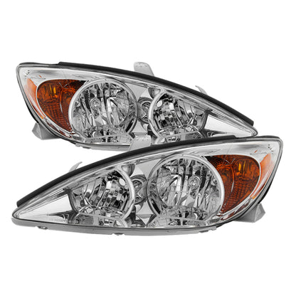 SPYDER Xtune Toyota Camry 2002-2004 OEM Style Headlights -Chrome HD-JH-TCAM02-AM-C 9029745 9029745 Photo - Primary