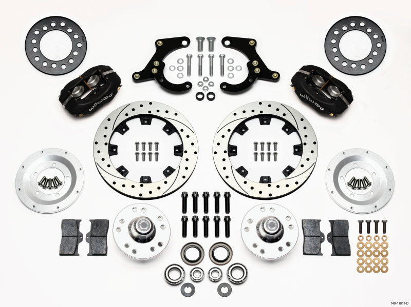 Wilwood Forged Dynalite Front Kit 11.75in Drilled 59-64 Chevy Impala / 63-64 Corvette 140-11011-D 140-11011-D Photo - Primary