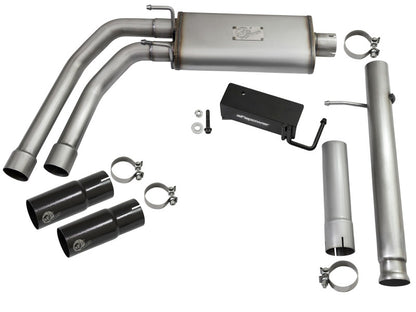 aFe  POWER 49-44062-B Rebel Series 409 SS Cat-Back Exhaust System 49-44062-B Photo - Unmounted