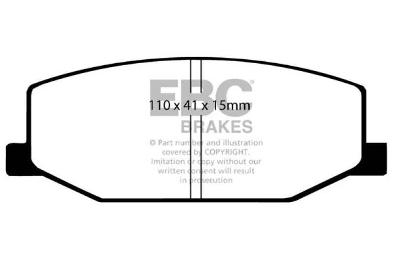 EBC Disc Brake Pad Set DP2534 Photo - Primary