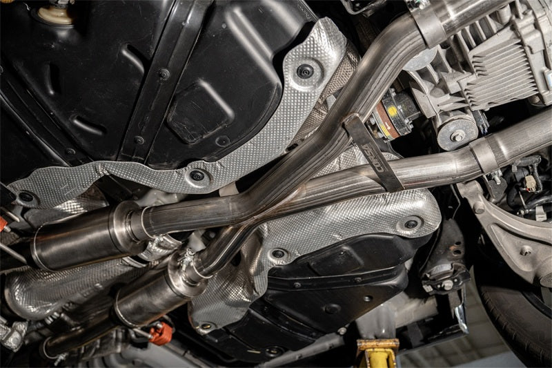 CORSA Performance Corsa 21-22 Dodge Durango SRT Hellcat Cat-Back 2.75in Dual Rear Exit Sport 4.5in Polished Tips 21195 21195 Photo - Mounted