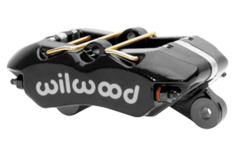 Wilwood Caliper-Forged Dynapro 5.25in Mount/ 4 - 1.98in Pistons/ .81in x 13.06in. Rotor - Black 120-15585-BK