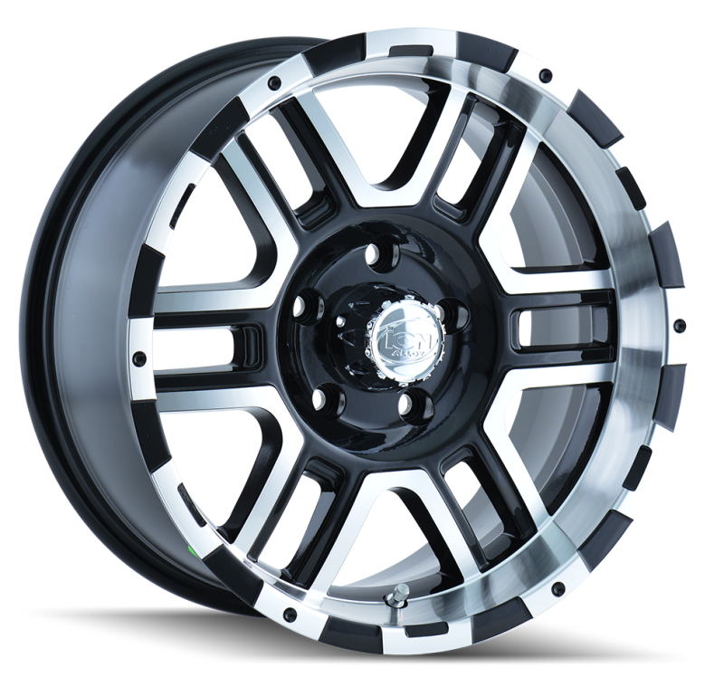 ION Wheels ION Type 179 17x9 / 5x135 BP / 0mm Offset / 87mm Hub Black/Machined Wheel 179-7935B 179-7935B Photo - Primary
