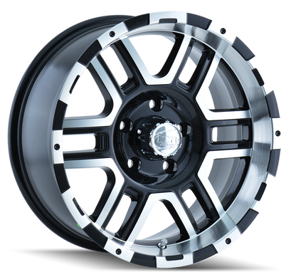 ION Wheels ION Type 179 18x9 / 6x135 BP / 30mm Offset / 87mm Hub Black/Machined Wheel 179-8936B 179-8936B Photo - Primary