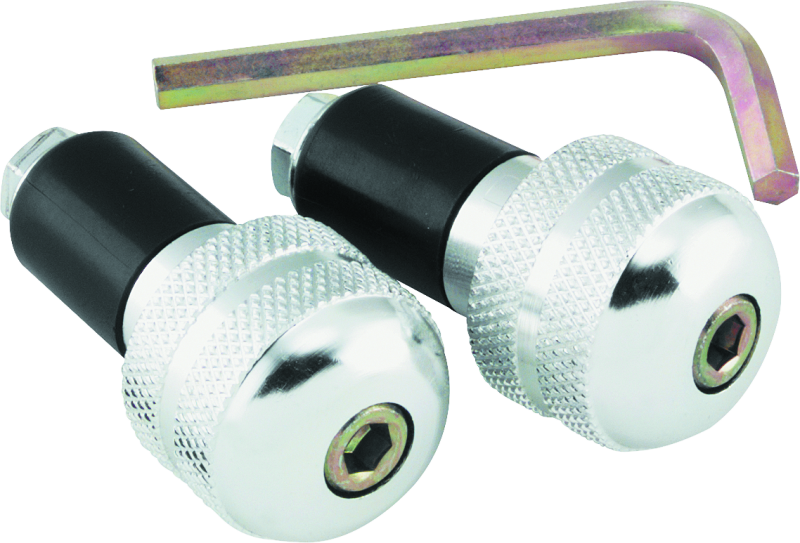 BikeMaster Anti Vibration Bar Ends - Silver 266002 266002 Photo - Primary