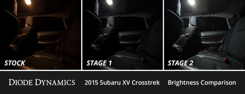 Diode Dynamics 13-16 Subaru XV Crosstrek Interior LED Kit Cool White Stage 1 DD0509 DD0509 User 2