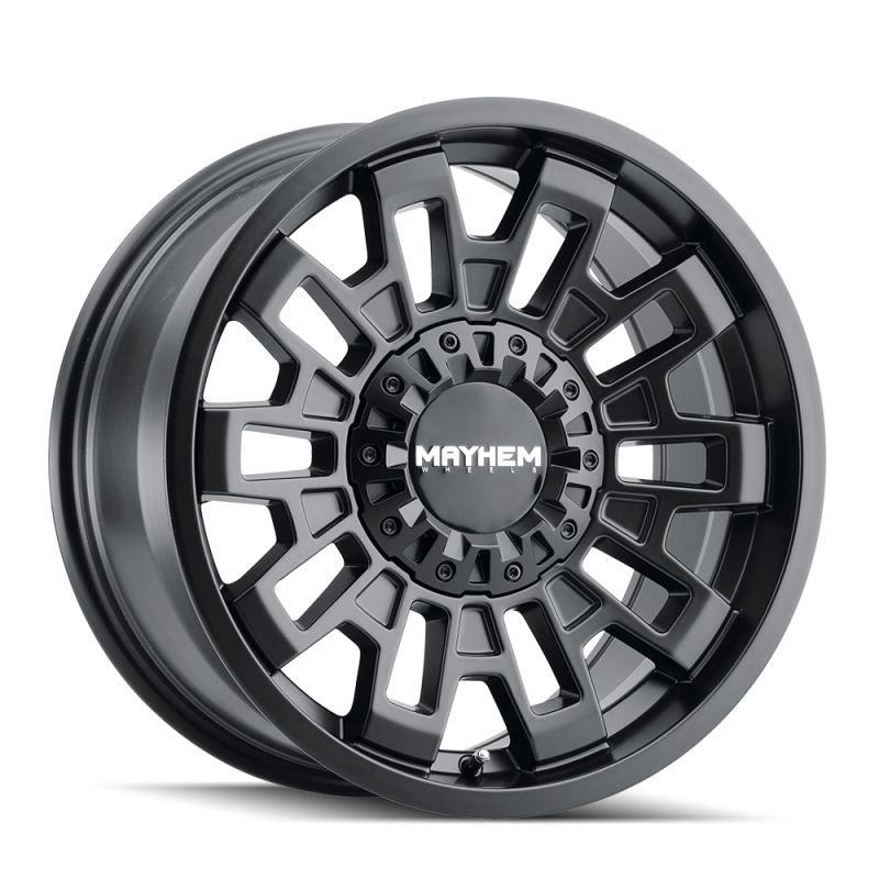 Mayhem 8113 Cortex 20x10 / 8x165.1 BP / -19mm Offset / 125.2mm Hub Matte Black Wheel 8113-2181MB 8113-2181MB Photo - Primary