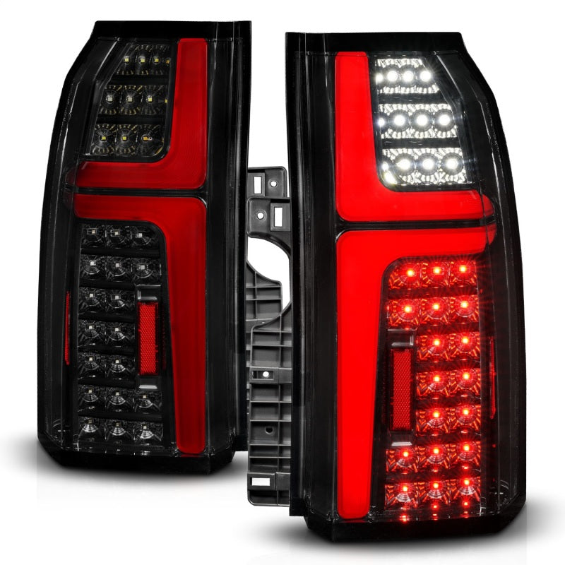 ANZO 15-20 Chevrolet Tahoe Sequential LED Tube Taillights Black 311468 311468 Photo - Unmounted
