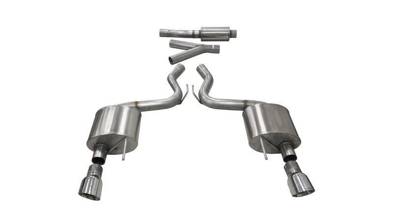 Corsa Performance 15-16 Ford Mustang EcoBoost 2.3T Sport 3in Cat-Back Dual Rear 14343 Photo - Primary