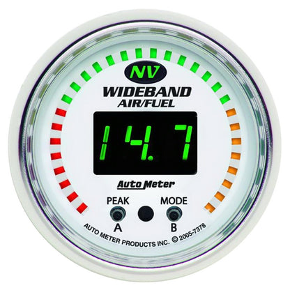 Autometer Gauge, Air/fuel Ratio-pro, 2 1/16", 10:1-20:1, Digital W/ Peak & Warn 7378 Photo - Primary