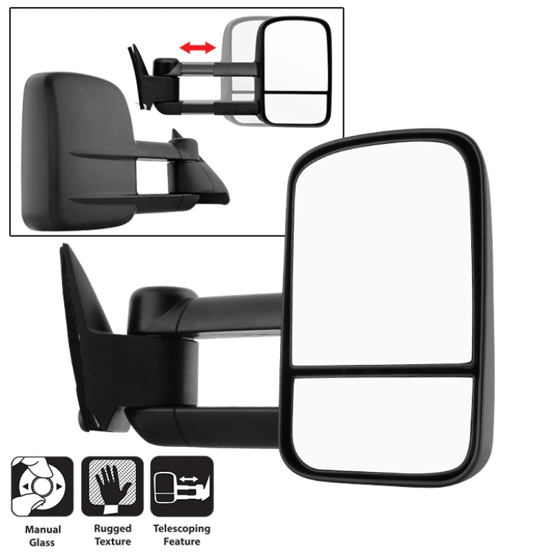 SPYDER Xtune Chevy C10 88-98 Manual Extendable Manual Adjust Mirror Right MIR-CCK88-MA-R 9932861 9932861 Photo - Primary