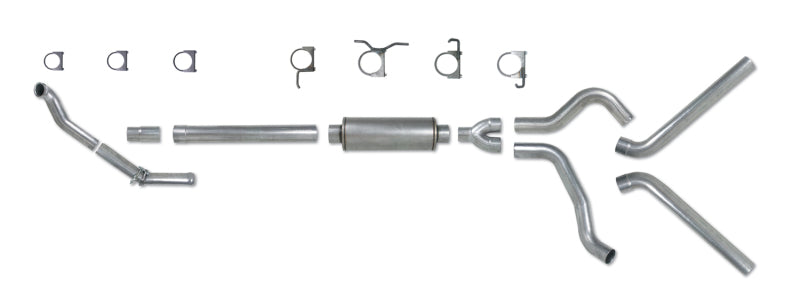 Diamond Eye Performance Diamond Eye KIT 4in TB DUAL SS: 94-97 FORD 7.3L F250/F350 PWRSTROKE NFS W/ CARB EQUIV STDS K4308S K4308S Photo - Unmounted