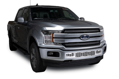Putco 18-20 Ford F-150 - Hex Shield Style - Polished SS Bumper Grille Inserts 82161 82161 Photo - Mounted