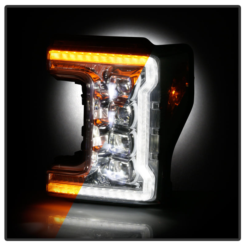Spyder Ford F-250/F-350/F450 17-18 Full LED Headlights Black PRO-YD-FS17HALAP-SEQ-C 5087447 5087447 User 5