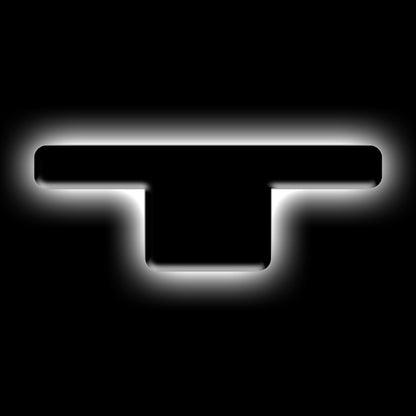 ORACLE Lighting Universal Illuminated LED Letter Badges - Matte Black Surface Finish - T 3141-T-001 3141-T-001 Photo - Primary