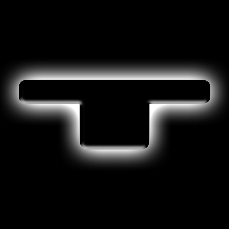 ORACLE Lighting Universal Illuminated LED Letter Badges - Matte Black Surface Finish - T 3141-T-001 3141-T-001 Photo - Primary