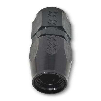 Russell Performance -12 AN Black Straight Full Flow Hose End 610055 610055 Photo - out of package